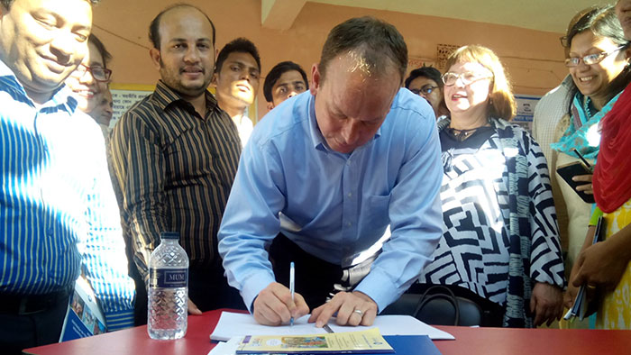 USAID General Counsels visits YPSA-BC/TIP Program
