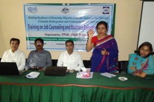 IOM Higher Official made a speech on financial literacy course on Cox’s Bazar