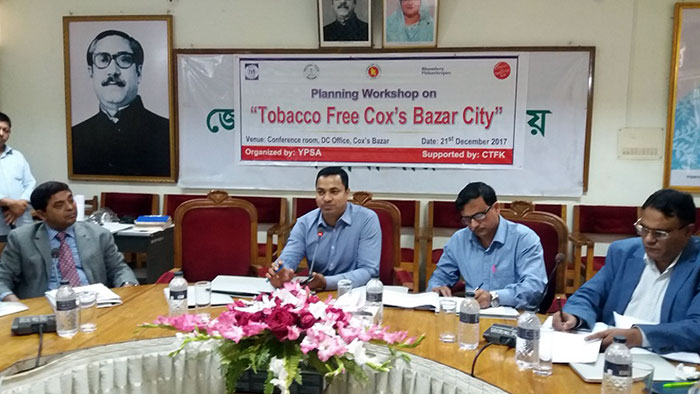 The workshop was organized by YPSA jointly with DC office and Cox’s Bazar Municipality