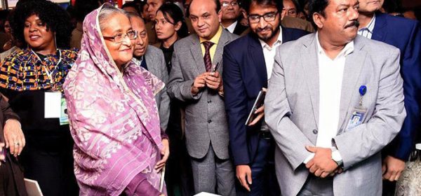 Honorable Prime Minister Sheikh Hasina launching Accessible Dictionary