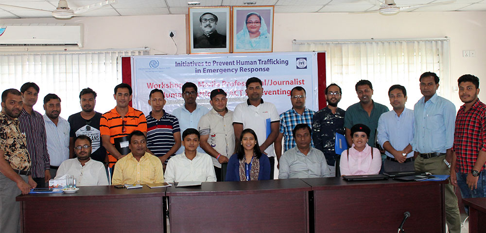 Group photo in Human Trafficking Workshop
