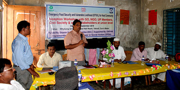 Inception Workshop of Sustainable Livelihood Project of YPSA
