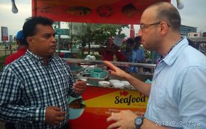 IOM chief of Mission visited RED Sea food Cox’s Bazar limited at the Kolatoli beach of Cox's Bazar
