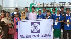 group photo of YPSA team