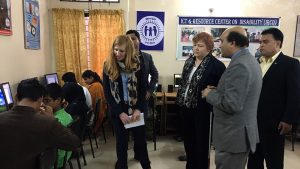 Australian High Commissioner interacted with the visually impaired students at the IRCD