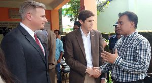 U.S. Ambassador to Bangladesh Earl R. Miller and Arifur Rahnan