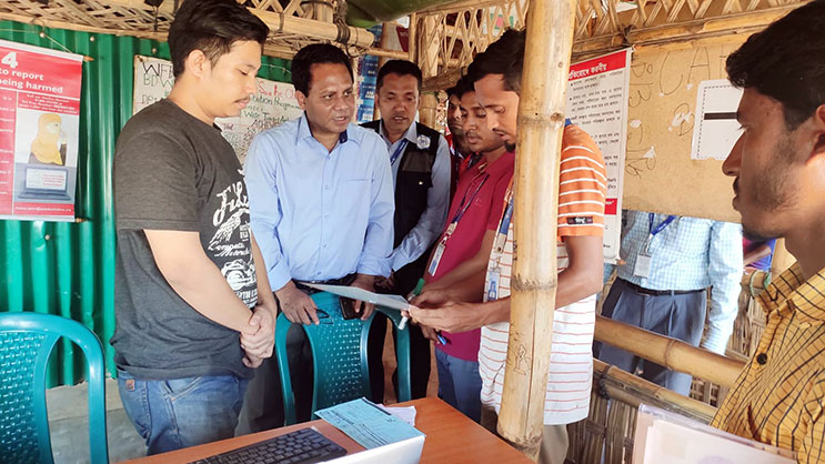 DG visit YPSA activities at the camp