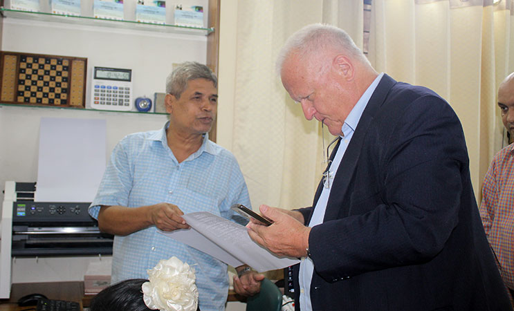 Braille demonstration 