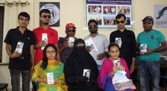 Group photo visually impaired students