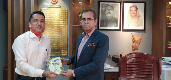 YPSA handover DIARY to Refugee Relief and Repatriation Commissioner, Mr. Shah Rezwan Hayat