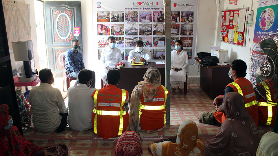 Meeting at Ward office