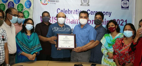Handover Championship Certificate to YPSA Chief Executive Md. Arifur Rahman