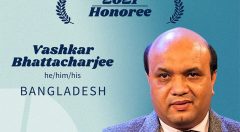 The D-30 Impact List, 2021 Honoree, Vashkar Bhattacharjee, he/him/his, Bangladesh.