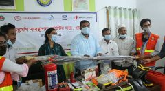 Safety Equipment Distribution inaugurated by the Ward Counselor