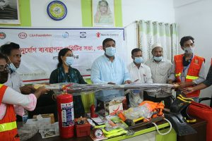 Safety Equipment Distribution inaugurated by the Ward Counselor