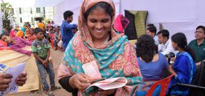 Woman beneficiary