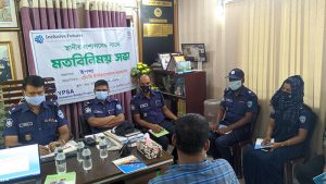 Sharing meeting with the local law enforcement agency held at Mirsharai