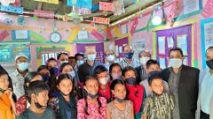 Director General of Bureau of Non-Formal Education Md Ataur Rahman visits YPSA led non-formal primary school in Chattogram