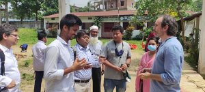 Tom Miscioscia, Country Director of British Council Bangladesh visits several Social Action Projects (SAPs) of YPSA LEAD Bangladesh Project in Chattogram.