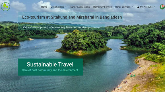 Eco-tourism at Sitakund and Mirsharai in Bangladesh : External site