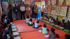 Rohingya kids in YPSA Learning Center