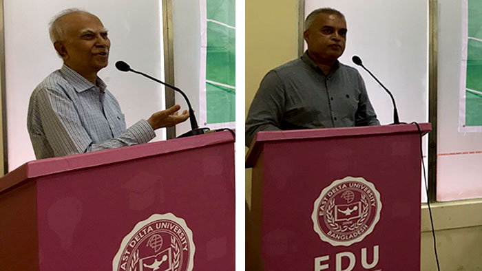 Speech by Prof. Muhammad Sekandar Khan and Md Arifur Rahman