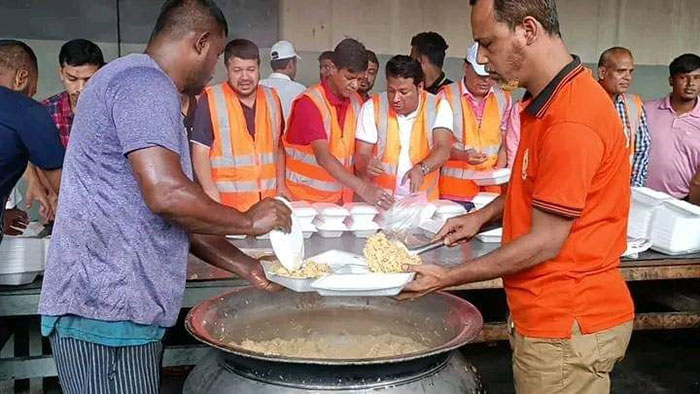 Preparing food