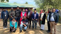 Group photo BBC Media Action Regional Directors (Asia Pacific & Europe) visit team in Cox's Bazar