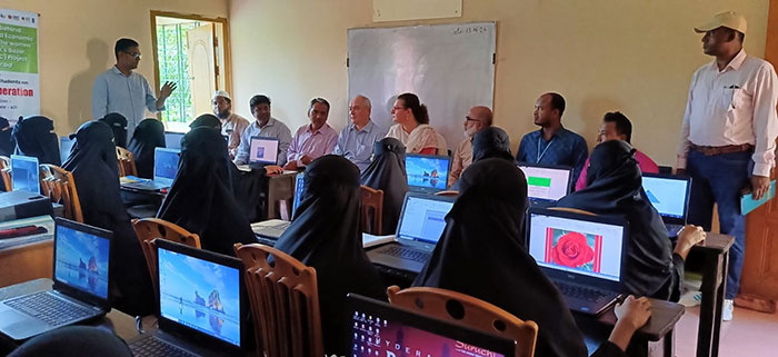 ILO Country Director Visits YPSA YES Center in Cox's Bazar