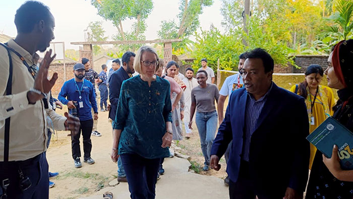 The British High Commissioner Visits YPSA’s On-going Activities in Cox’s Bazar