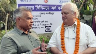 Country Director of the World Food Programme (WFP) Bangladesh, Mr. Domenico Scalpelli and Md. Arifur Rahman, CE, YPSA