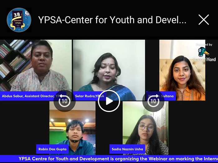 Screenshot of Online meeting