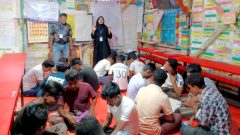 During a group session of a BLP session