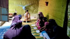 During NRC team visit of a learner session