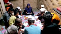 Women conducting youth session