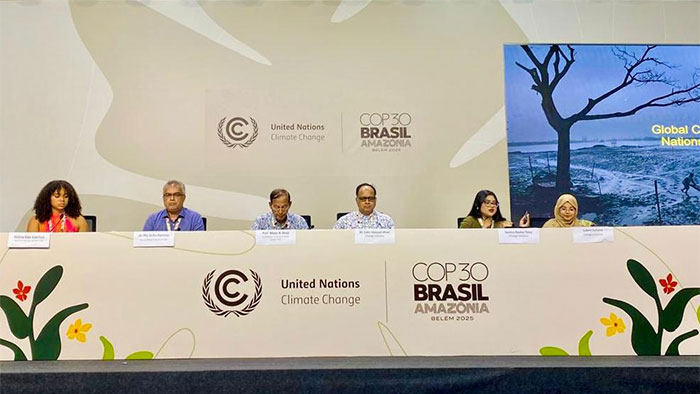 Press Conference at COP30 by Change Initiative in partnership with Young Power in Social Action (YPSA)