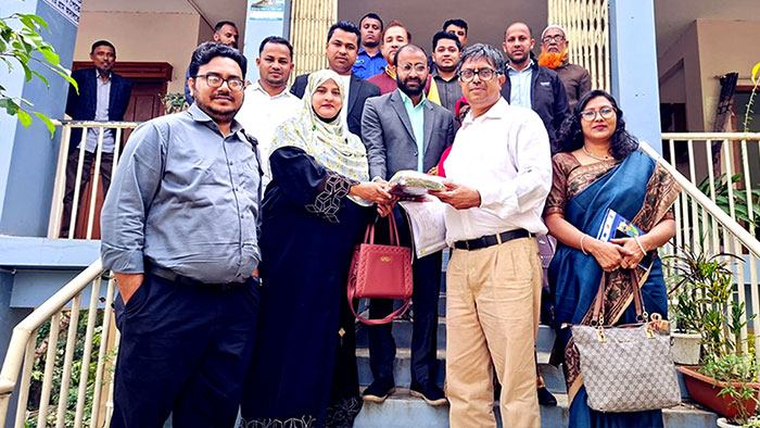 In front of Union Parishad