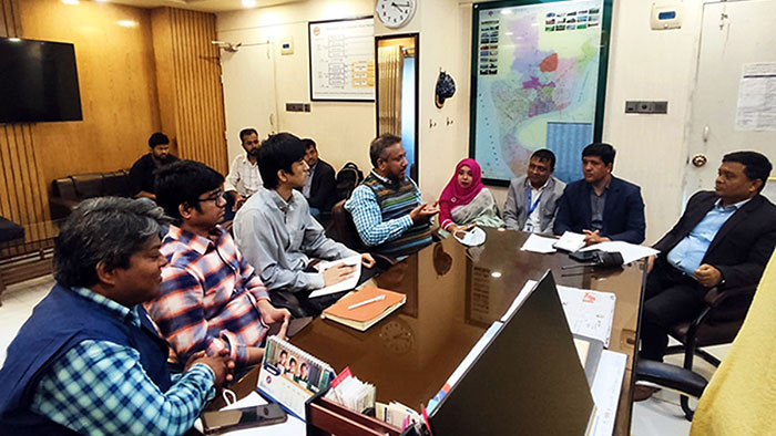 Meeting with officials of Chattogram City Corporation