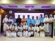 Group photo of girl students with guests