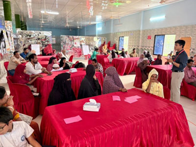 Workshop participants includes Women with disabilities