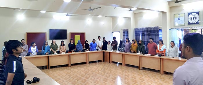Students attends national anthem singing