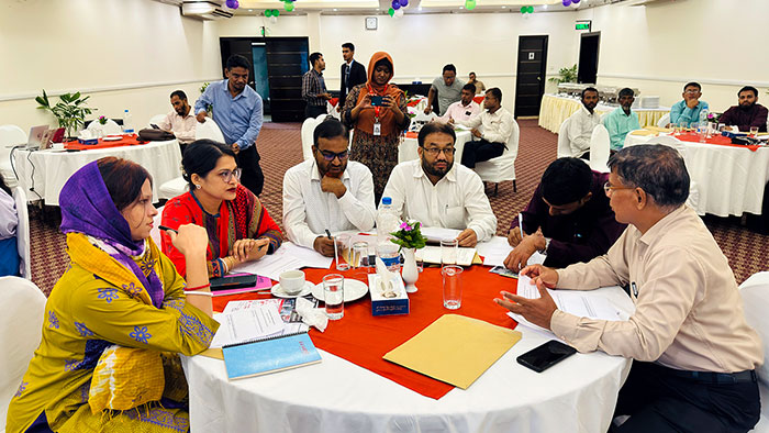 Group work in the workshop 1